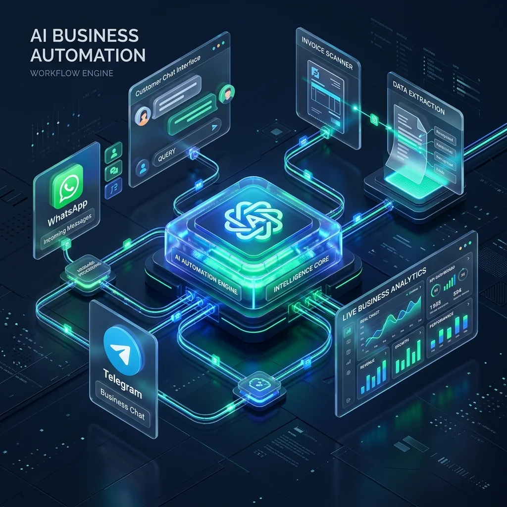 Gurukrupa AI Business Automation Workflow Hub